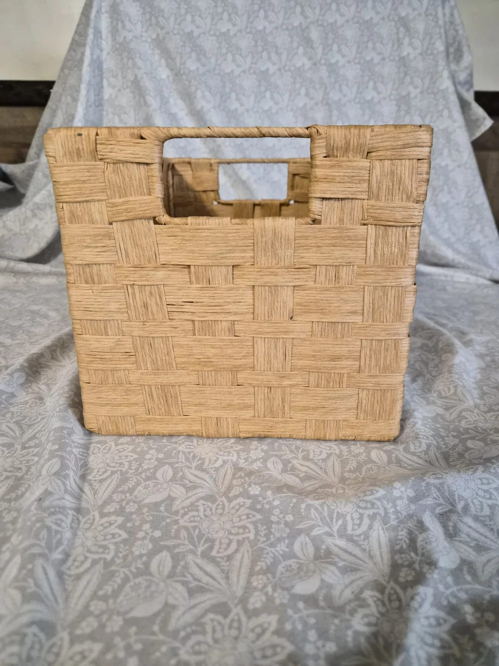 Woven Natural Storage Basket - Neutral Tan